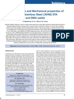 Microstructure and Mechanical Properties of Borated Stainless Steel (304B) GTA and SMA Welds