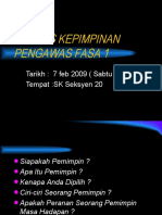 Kursus Kepimpinan Pengawas Fasa 1