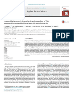 Laser Oxidative Pyrolysis Synthesis and Annealing of TiO2 Nanoparticles Embedded in Carbon-Silica Shells-Matrix