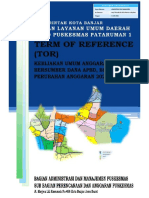 Tor Anggaran Perubahan Puskesmas Tahun 2020