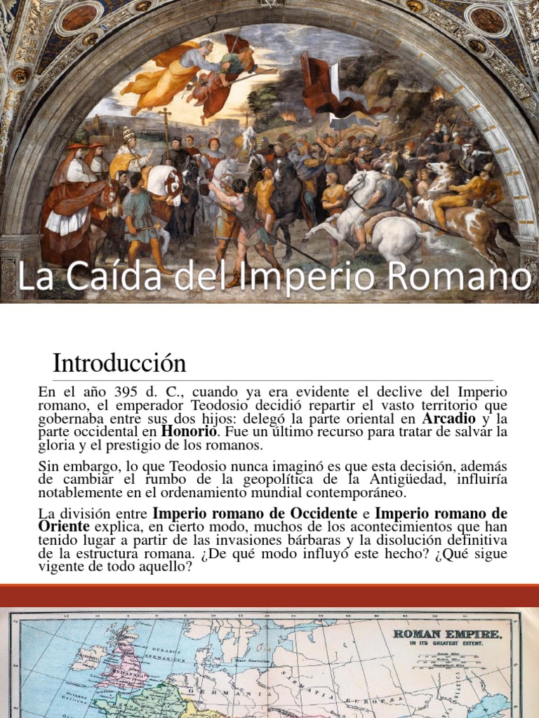 La Caida Del Imperio Romano PDF | PDF | imperio Romano | Roma antigua