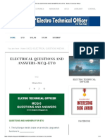 ELECTRICAL QUESTIONS AND ANSWERS-MCQ-ETO - Electro Technical Officer
