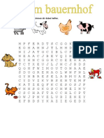 Tiere Auf Dem Bauernhof Aktivitaten Spiele Wortsuchratsel