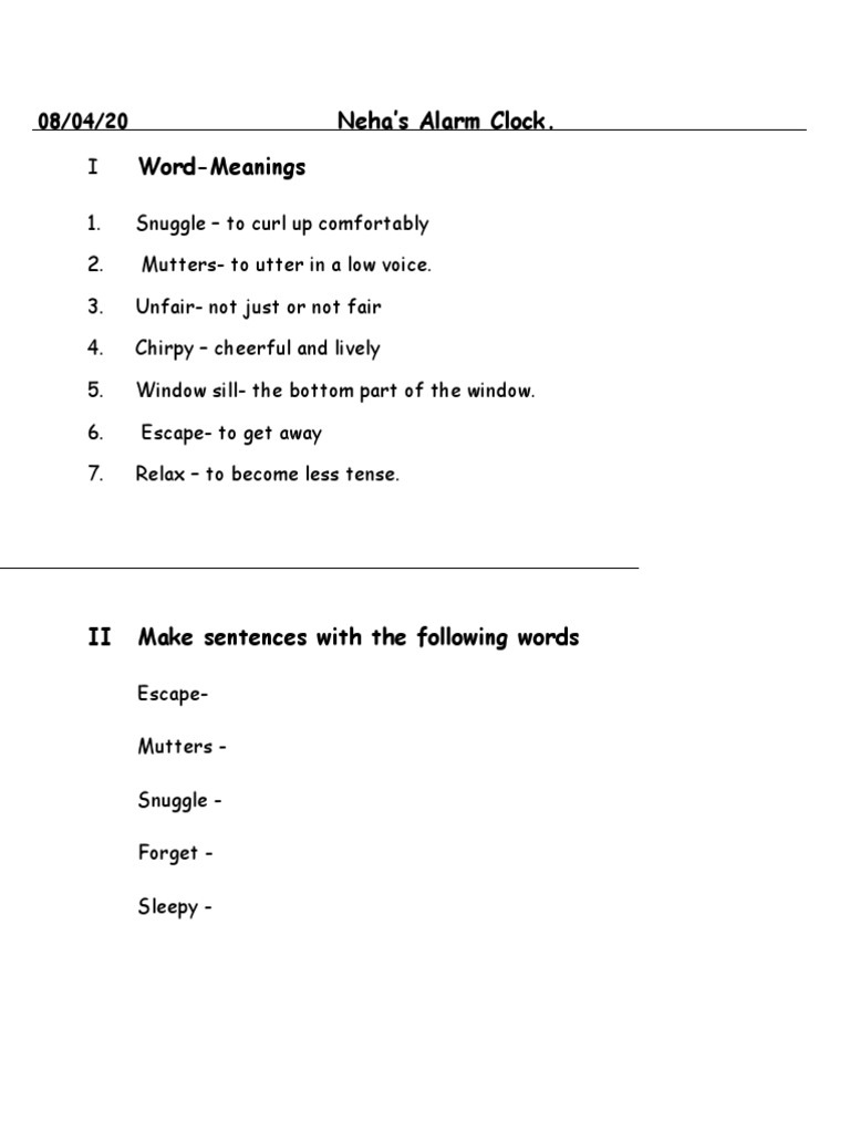 Neha S Alarm Clock. PDF