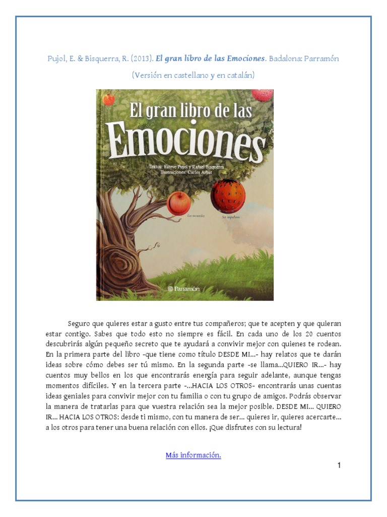 El gran libro de las emociones PDF | PDF