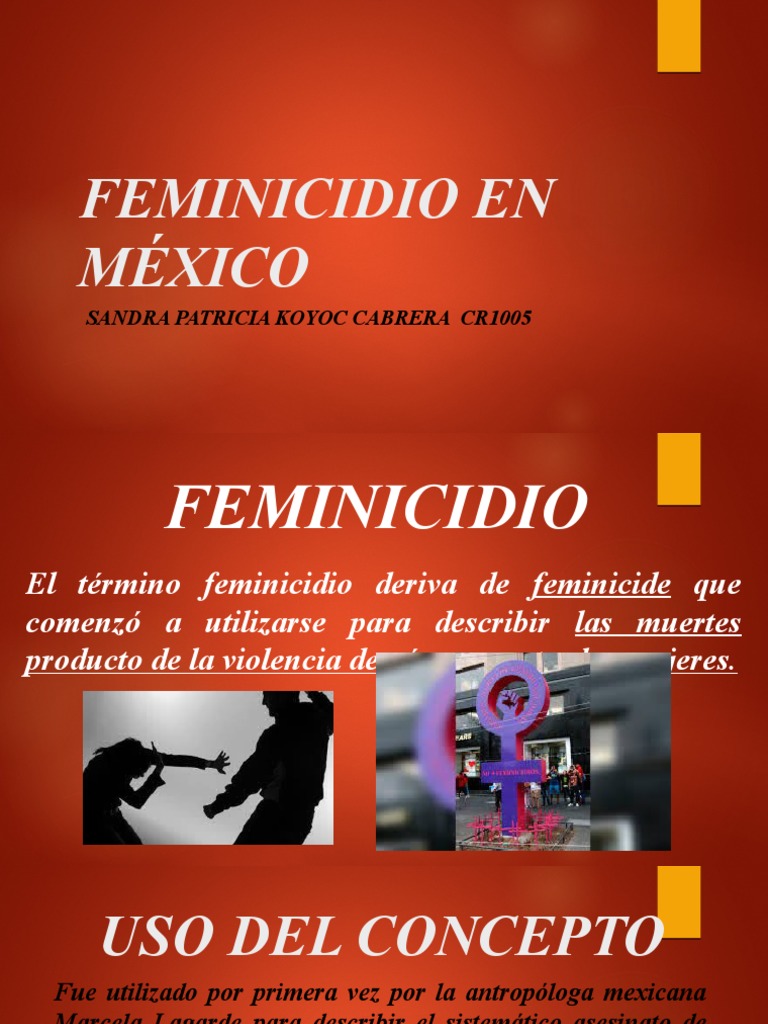 Feminicidio en México | PDF | La violencia contra las mujeres ...