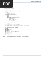 Output - Bisection Method Gives Root at X - 0.9925537109375