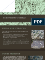 Road Intersection Types and Design Details
