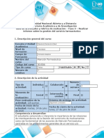 Guía Fase 3 - Realizar Informe Sobre La Gestión Del Servicio Farmacéutico