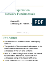 Ccna Exploration Network Fundamentals: Addressing The Network - Ipv4