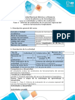 Fase 4 - Informe de Evaluación de Un Proceso Especial Del Servicio Farmacéutico Hospitalario