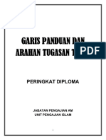 GARIS PANDUAN ARAHAN TUGASAN TEORI DIPLOMA