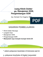 K8 - Merancang Klinik Dokter Keluarga, Manajemen SDM,-DRG - Dita