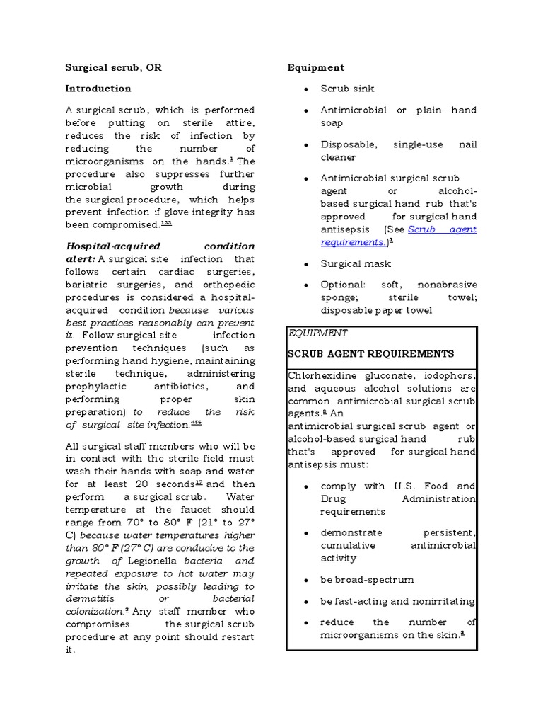 Surgical Gowning and Gloving Steps | PDF | Surgery | Hand Washing