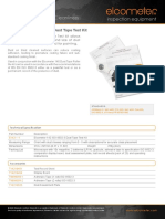 Surface Preparation - Cleanliness: ISO 8502 Dust Tape Test Kit