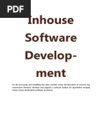 3D Inhouse Software