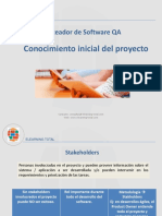 Testeador de Software QA - Unidad 3.1 - Conocimiento Inicial Del Proyecto