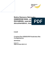 Nokia Siemens Networks GSM/EDGE BSS, Rel. RG10 (BSS), Operating Documentation, Issue 06