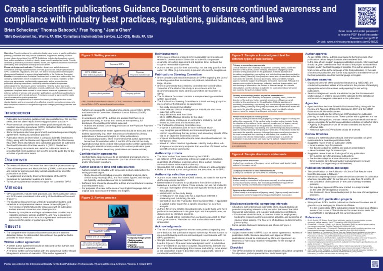 LEHS Guidance for Publication Compliance | PDF | Clinical Trial | Editing