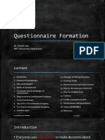 Lecture 8 RM (Questionnaire formation)