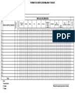 Formato de Inspección de Malaria y Dengue