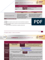 Planeacion. Pfps. Unidad 1 PDF