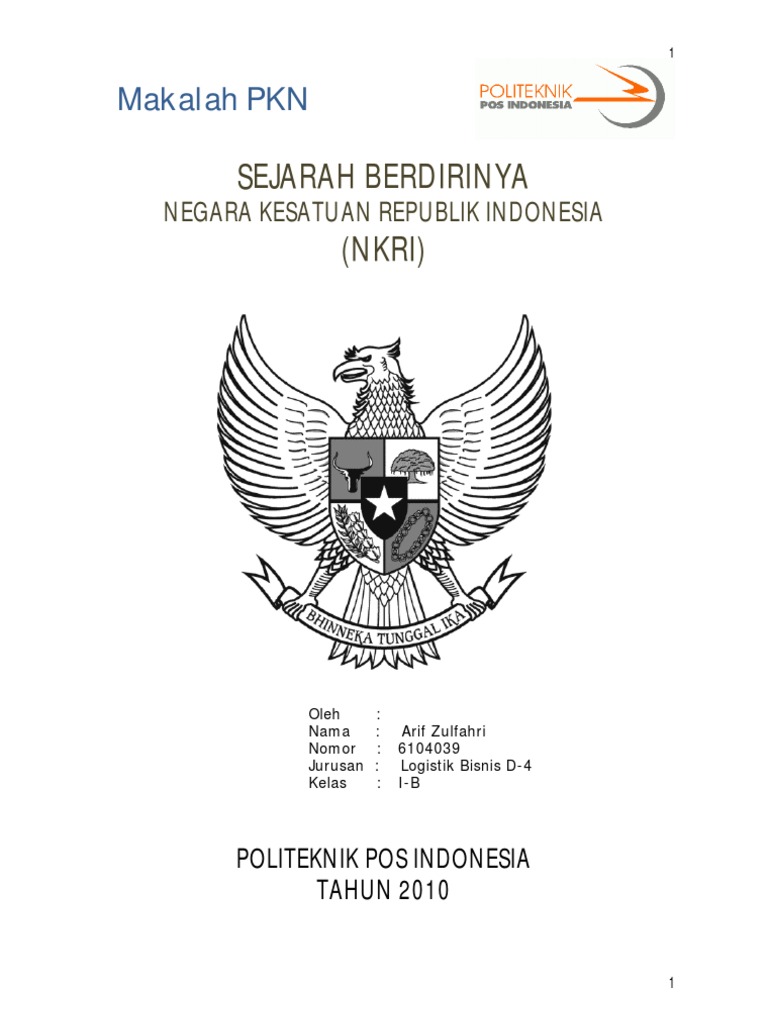 Makalah Pkn Sejarah Kemerdekaan Indonesia