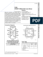 DS26C31T/DS26C31M Cmos Quad Tri-State Differential Line Driver