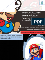 Juego Matemáticas Sumas y Restas 2do Básico