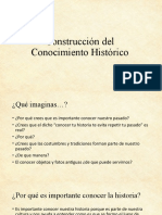 Construcción Del Conocimiento Histórico