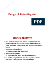 Design of Status Register