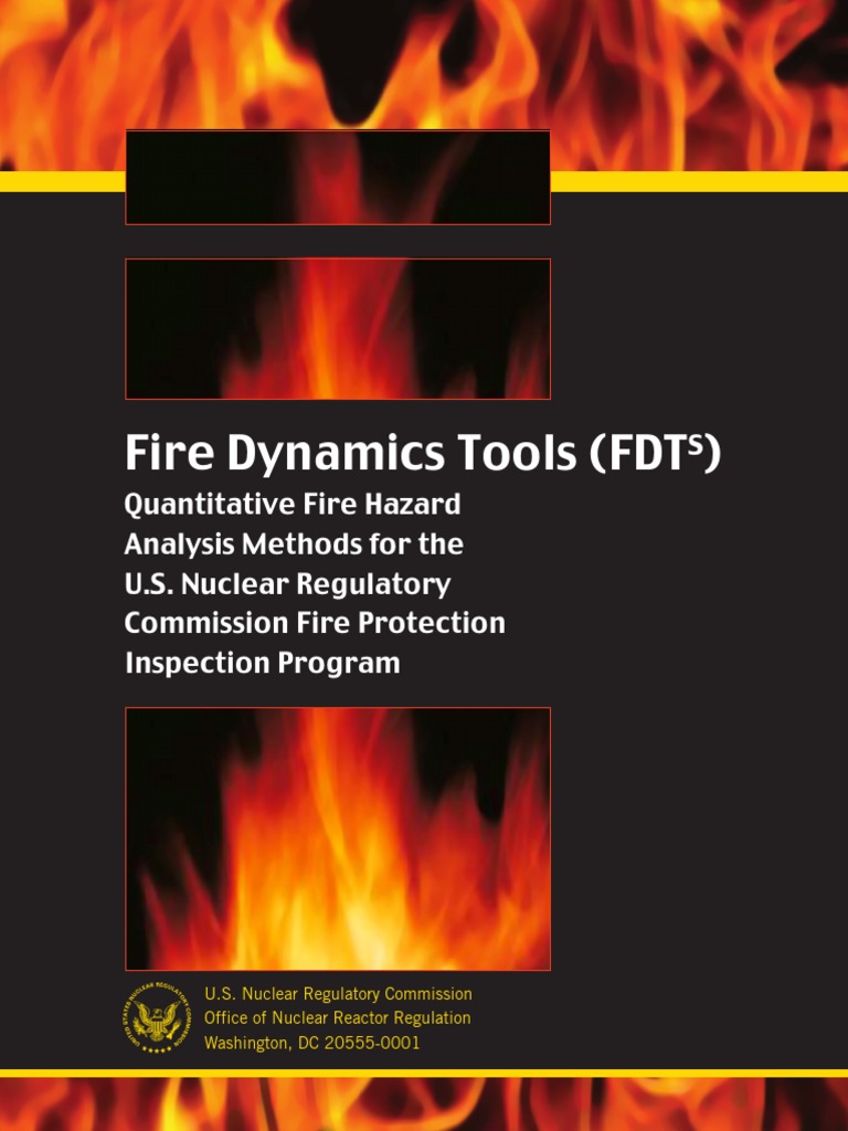 Fire Dynamics Tools (FDT) PDF Nuclear Regulatory Commission Fires