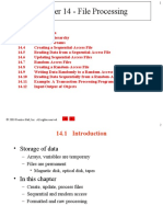 Chapter 14 - File Processing: 2003 Prentice Hall, Inc. All Rights Reserved