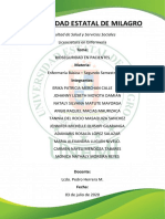 Tarea Grupal Bioseguridad en Pacientes PDF