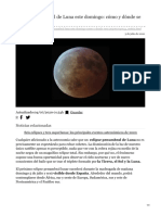 abc.es-Eclipse penumbral de Luna este domingo cómo y dónde se verá