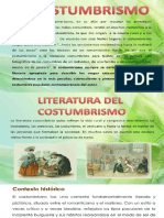 Contexto, Características y Temas Del Costumbrismo PDF