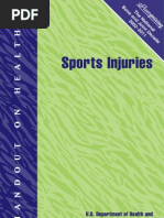 Sports Injuries: U.S. Department of Health and Human Services National Institutes of Health