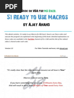 51 Ready To Use Excel Macros V 1.0 070419 PDF