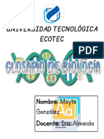 Glosario de Biología-Mayte González PDF