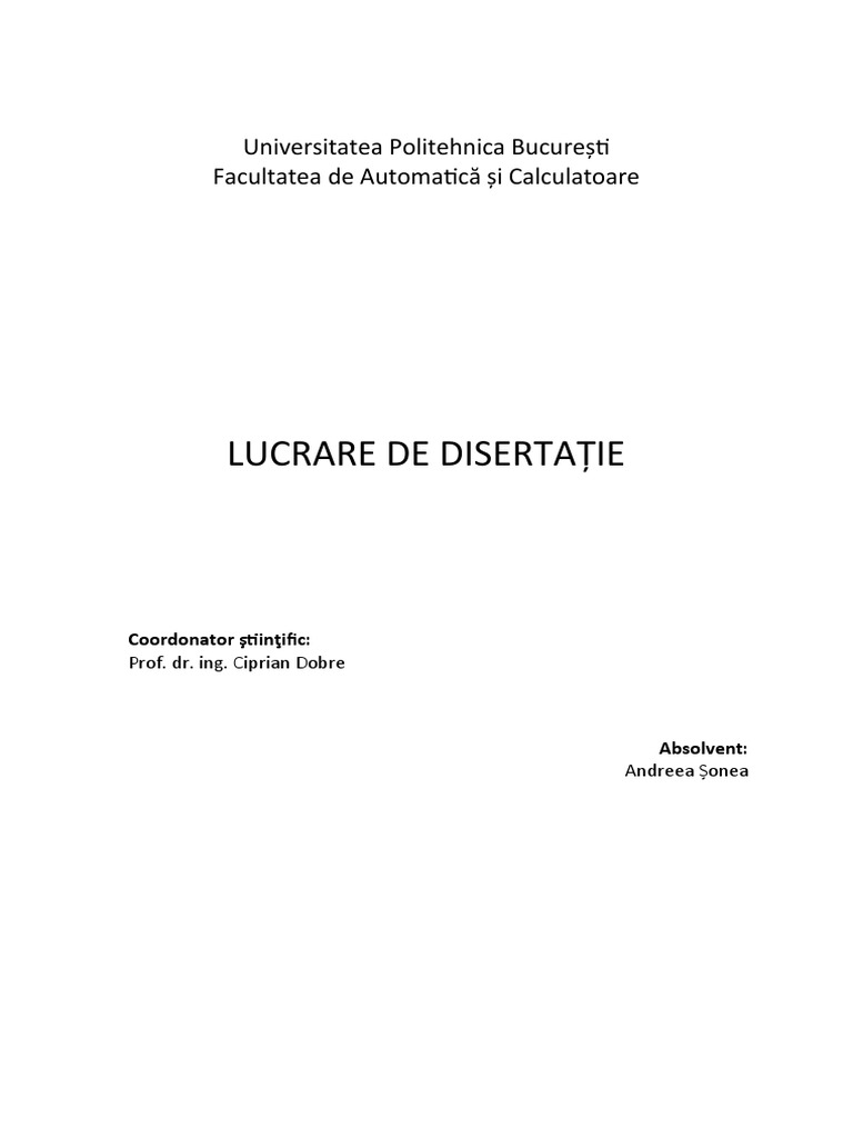 Master Thesis Template | PDF