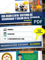 CLASE 2 - ISO 45001- 2018 - SISTEMA DE SEGURIDAD Y SALUD EN EL TRABAJO - 12.10.19