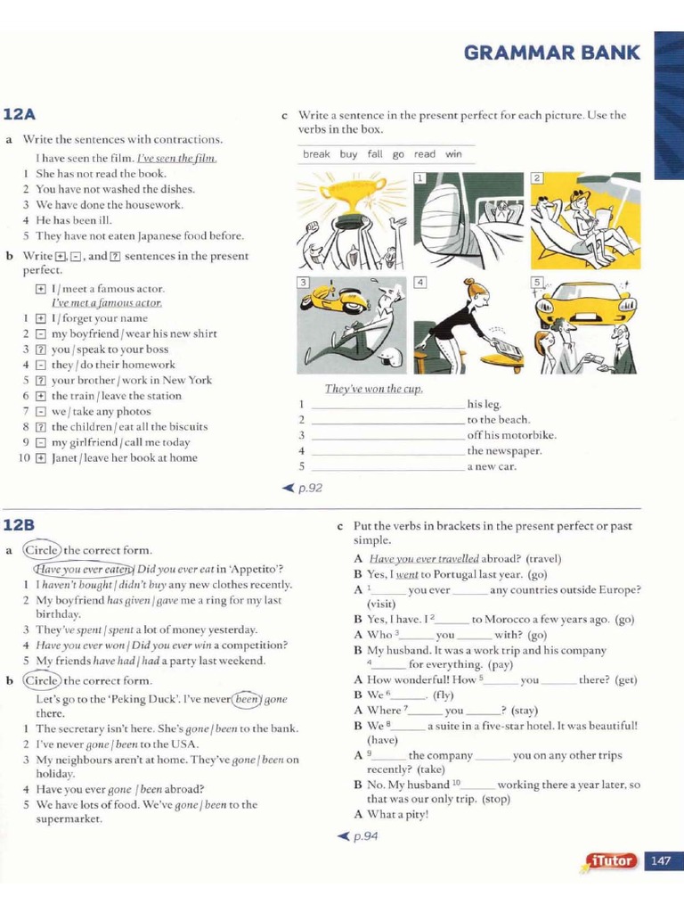 Present Perfect Vs Past Simple | PDF | Morphology | Linguistic Typology
