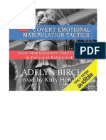 PDF 2018 30 Covert Emotional Manipulation Tactics by Adelyn Birch How Manipulators Take Control in Personal Relationships Post Hypnotic Press Inc PDF