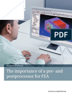 The Importance of A Pre-And Postprocessor For FEA: Siemens PLM Software