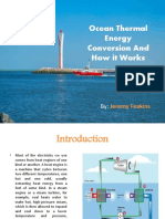 Ocean Thermal Energy Conversion and How It Works: Jeremy Feakins