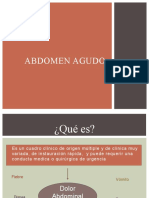 Abdomen agudo: causas, síntomas y abordaje