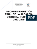Informe de Gestion Final de La Alcaldiaajuste PDF
