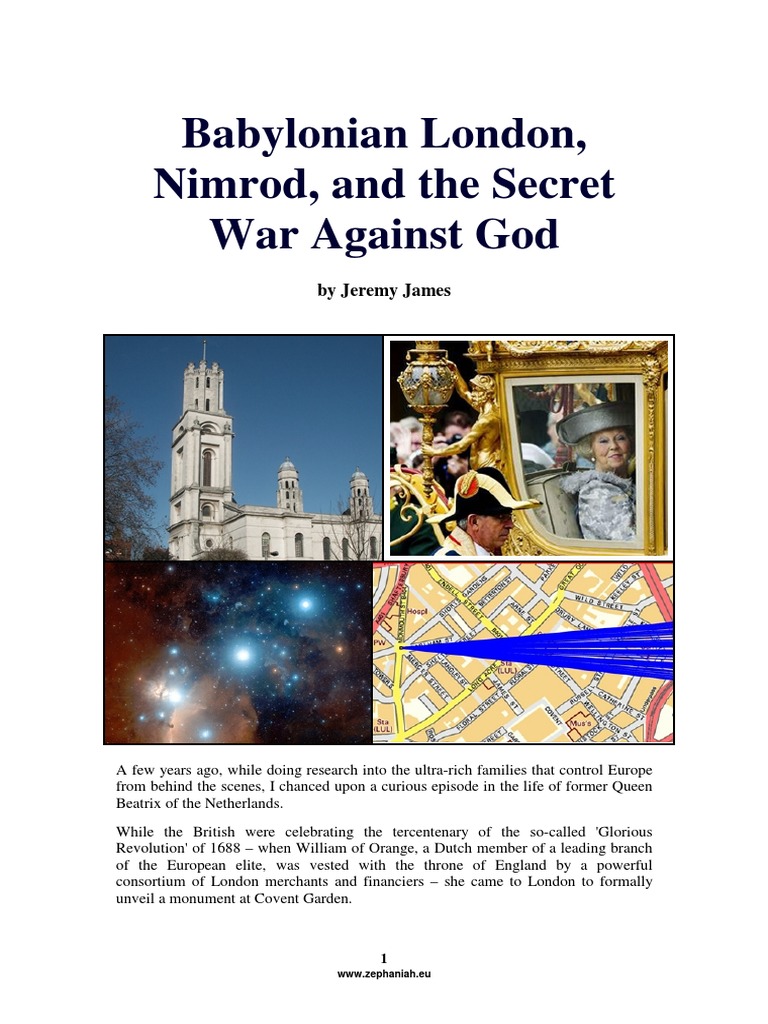 Babylonian London Nimrod and The Secret War Against God by Jeremy James