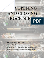 Week 18-Opening and Closing Procedure