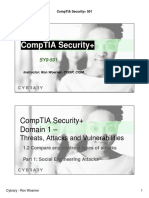 Comptia Security+ Domain 1